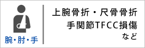 腕・肘・手の怪我の解決実績